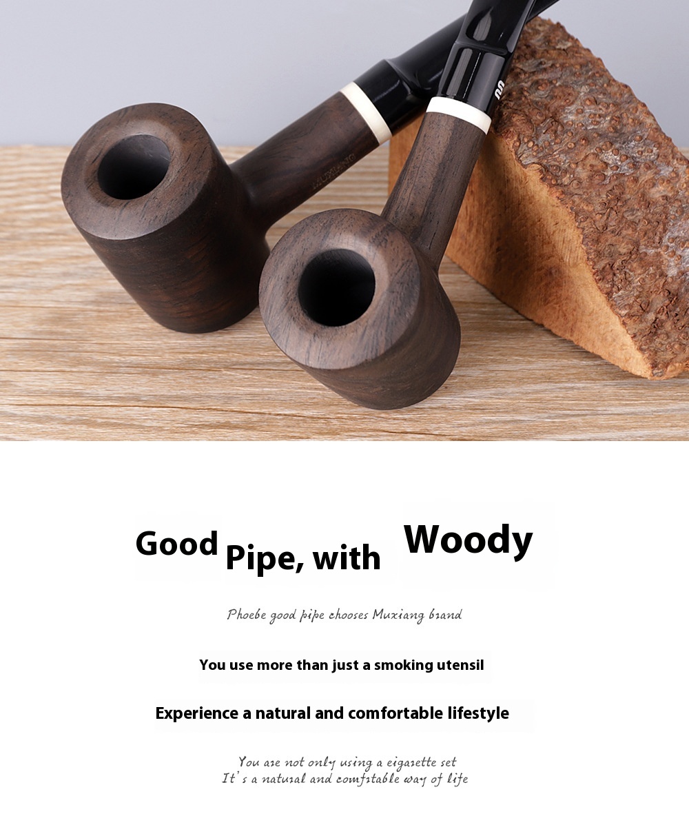 Title 4, Costustoot Handmade Blackwood Pipe Wooden Smoki...