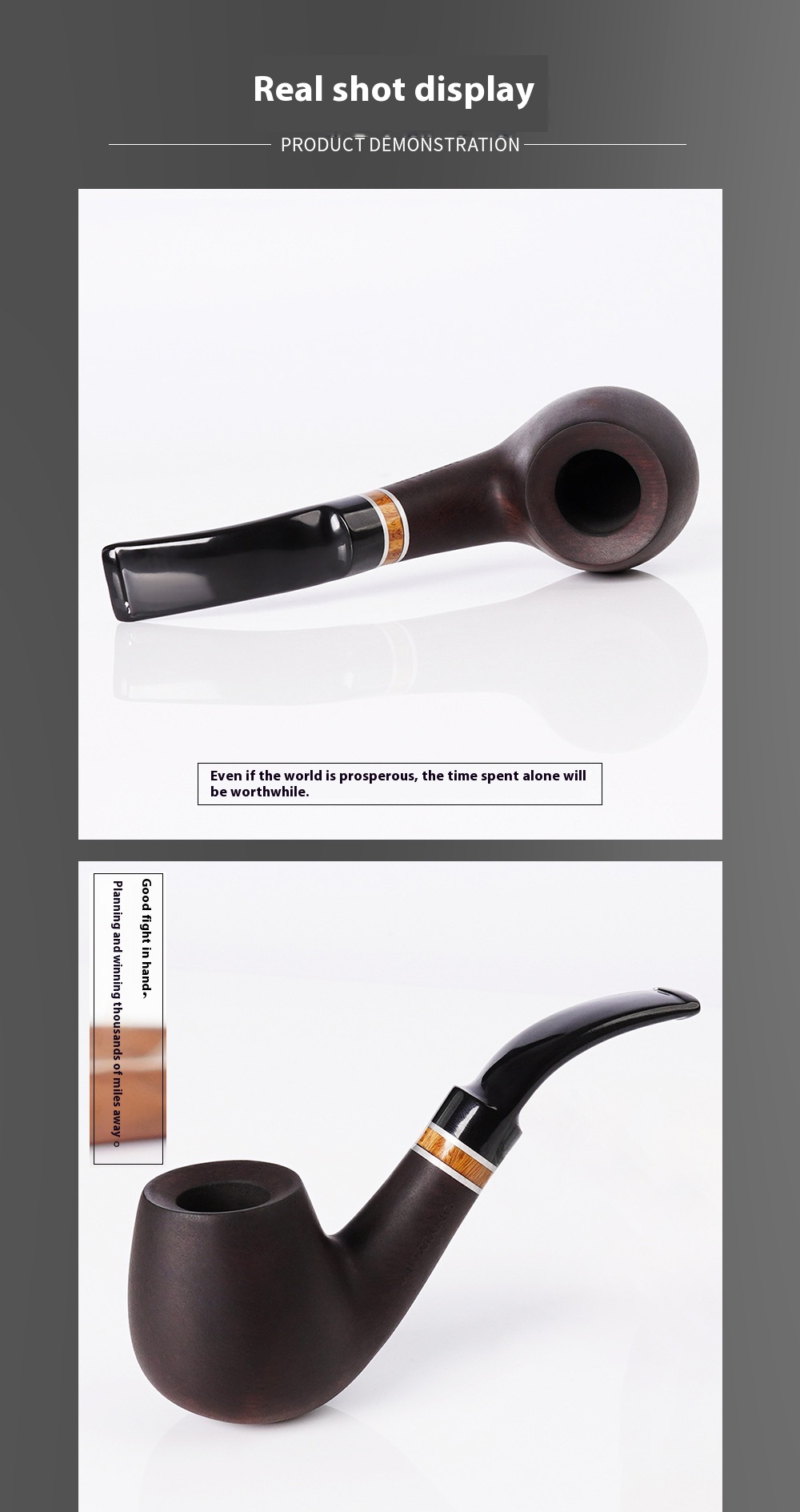 Title 19, Costustoot Handmade Blackwood Pipe Wooden Smoki...