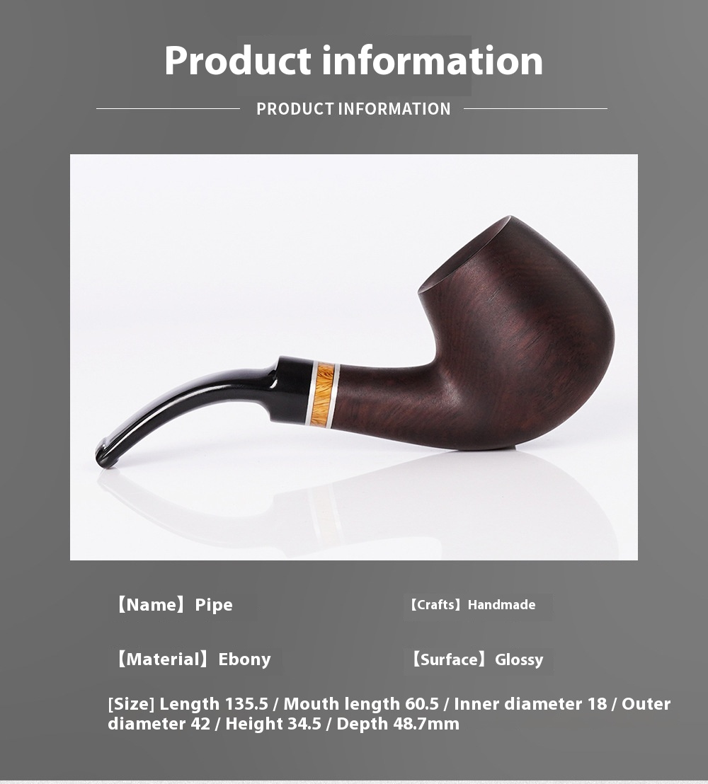 Title 20, Costustoot Handmade Blackwood Pipe Wooden Smoki...