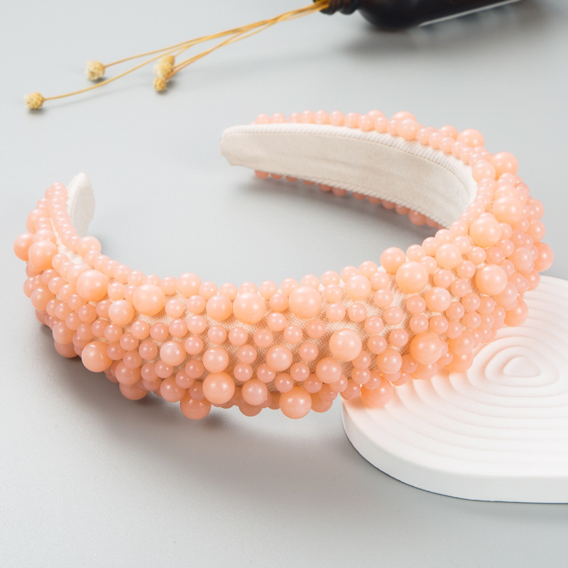 Title 5, European And American Fashion Pearl Headband Women