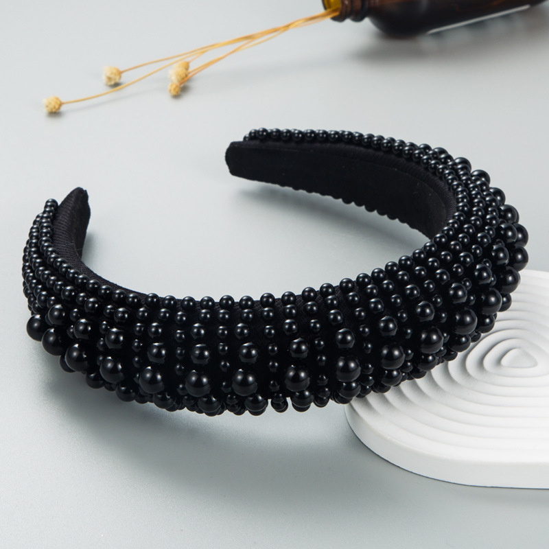 Title 3, Fashion Pearl Sponge Headband For Women