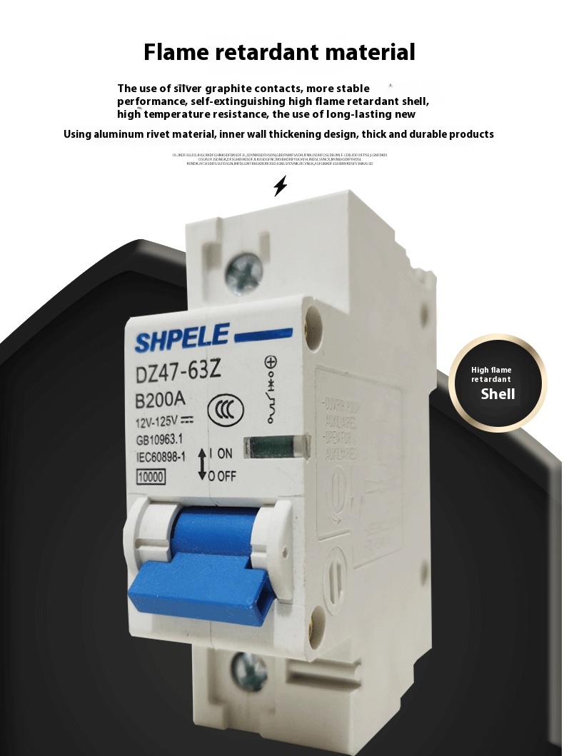 Title 5, E-bike Direct Current Breakers High Power Overload