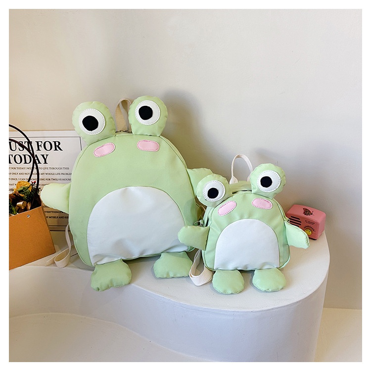 Kawaii Frog Backpack | Cartoon Design