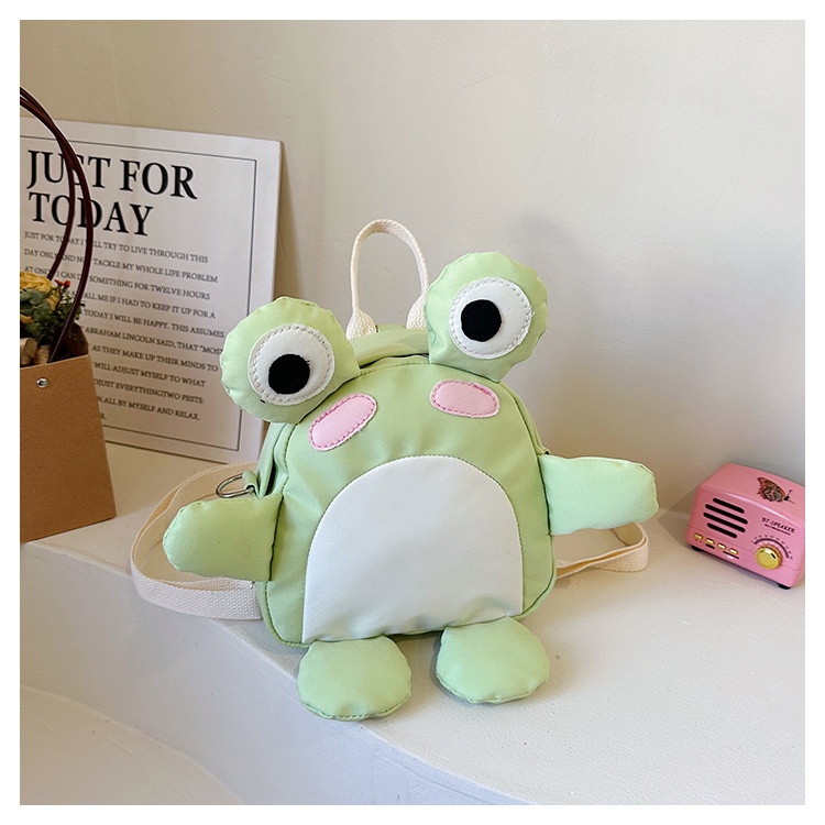 Kawaii Frog Backpack | Cartoon Design