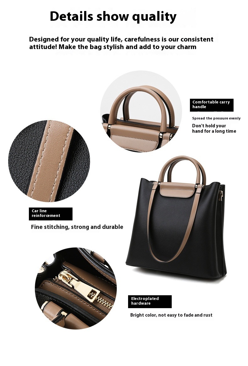 Urban Simplicity Everyday Tote Bag interior compartments