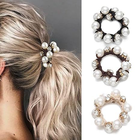 Title 6, Elegant Pearl Hair Ring Horsetail Headwear