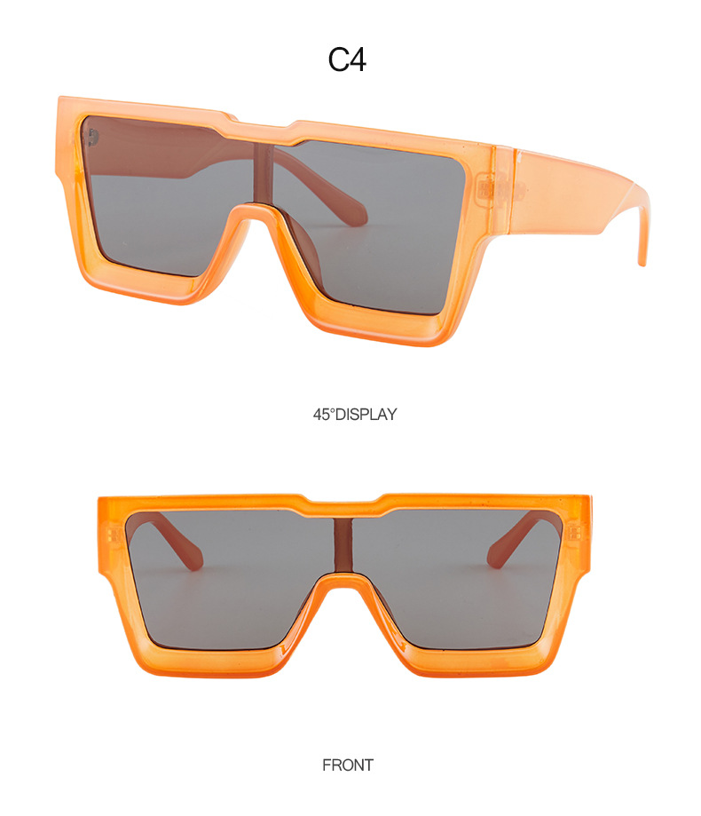 Title 6, Personalized Sunglasses Trendy One-piece Frame ...