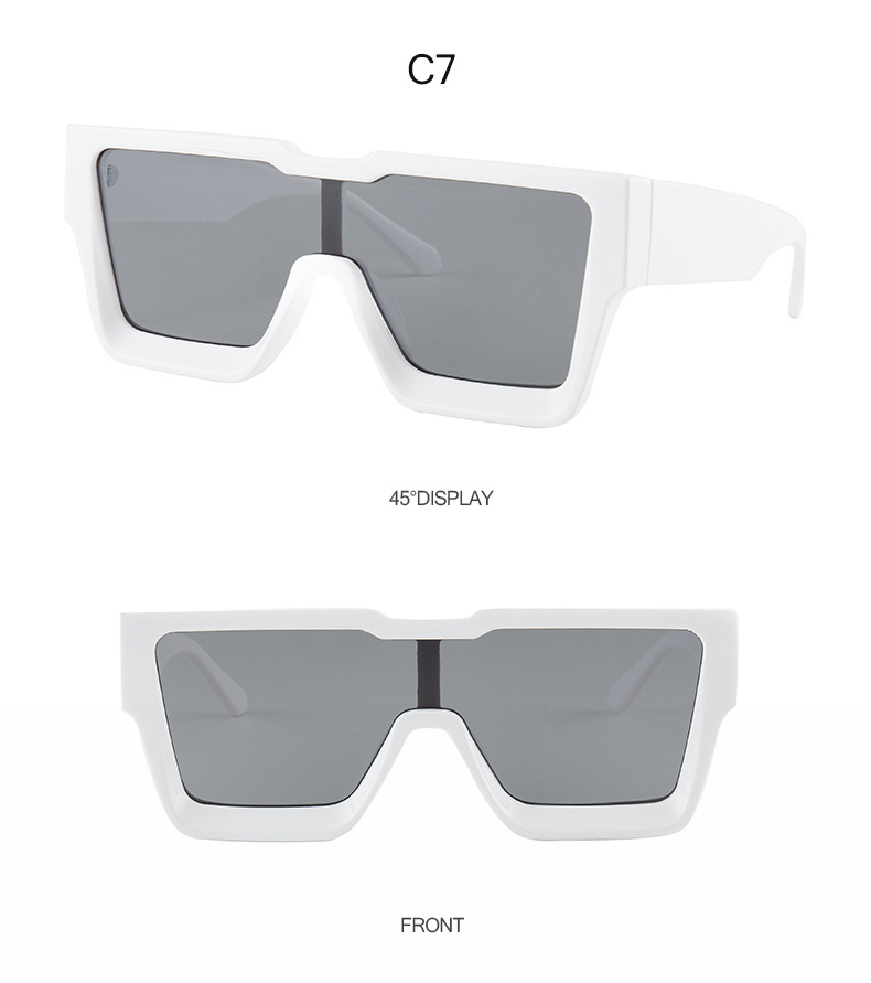 Title 9, Personalized Sunglasses Trendy One-piece Frame ...