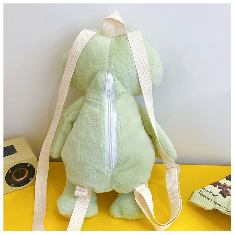 Cute Plush Frog Backpack