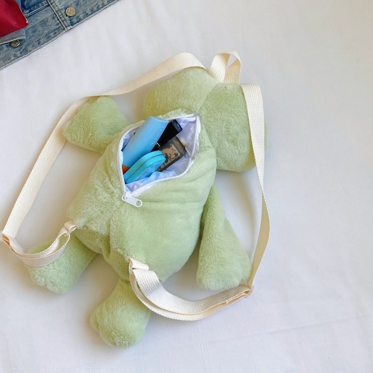 Cute Plush Frog Backpack