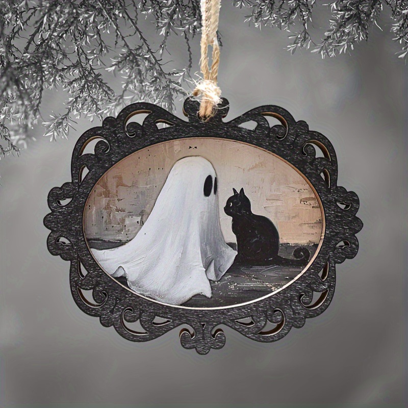 Title 1, Creative Halloween Ghost Portrait Pendant