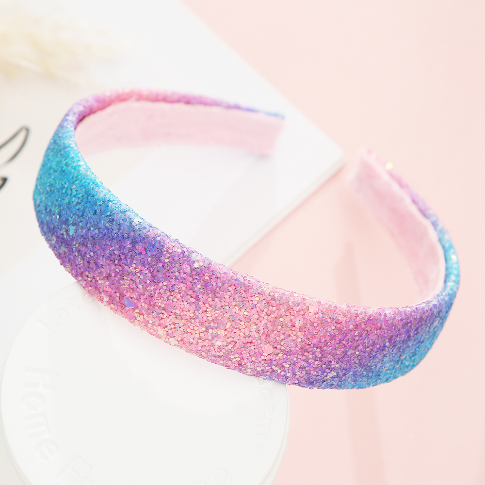 Title 15, New Hipster Style Hair Band High Skull Top Glitter