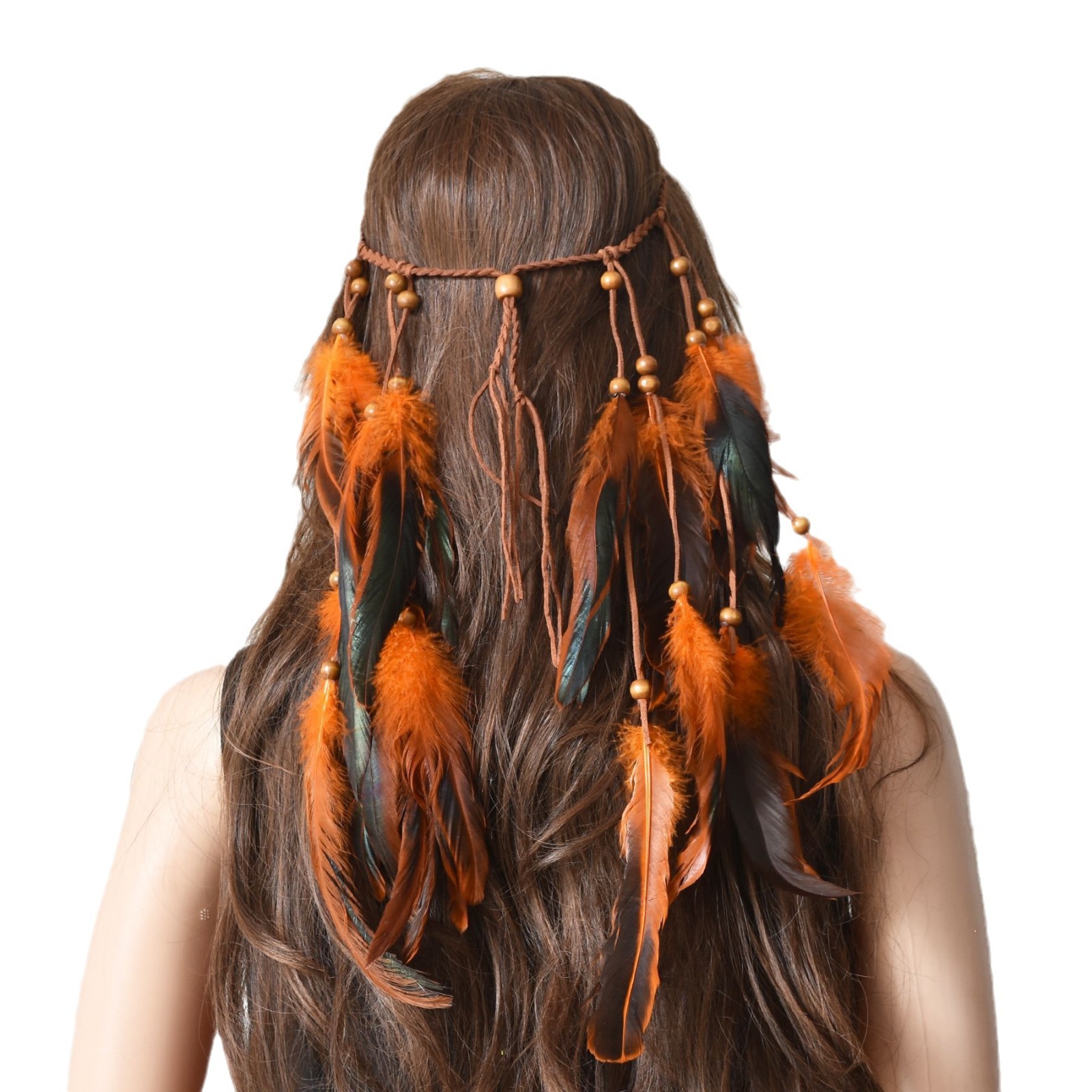 Title 2, Feather Hair Band New Retro Fringed Headwear