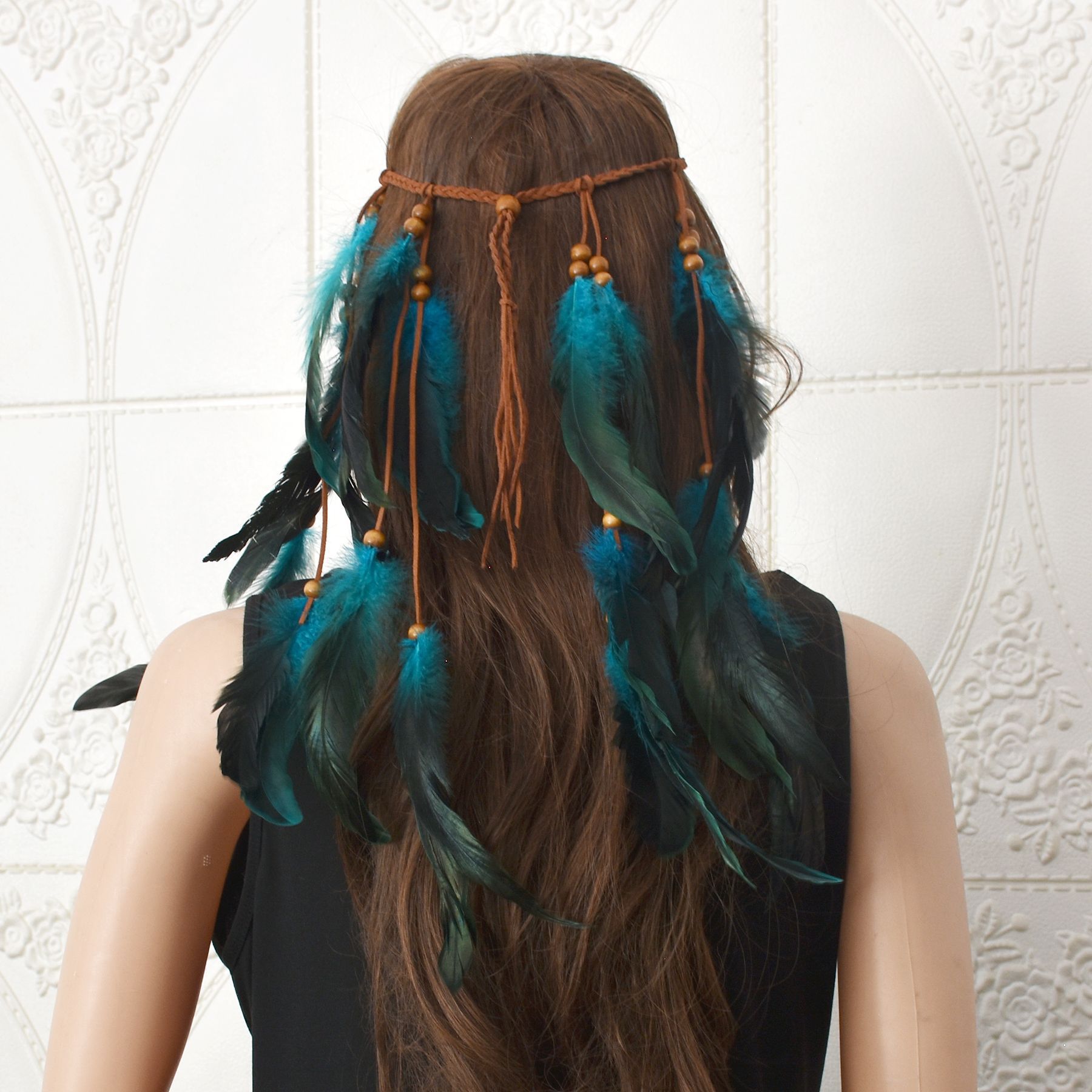 Title 4, Feather Hair Band New Retro Fringed Headwear