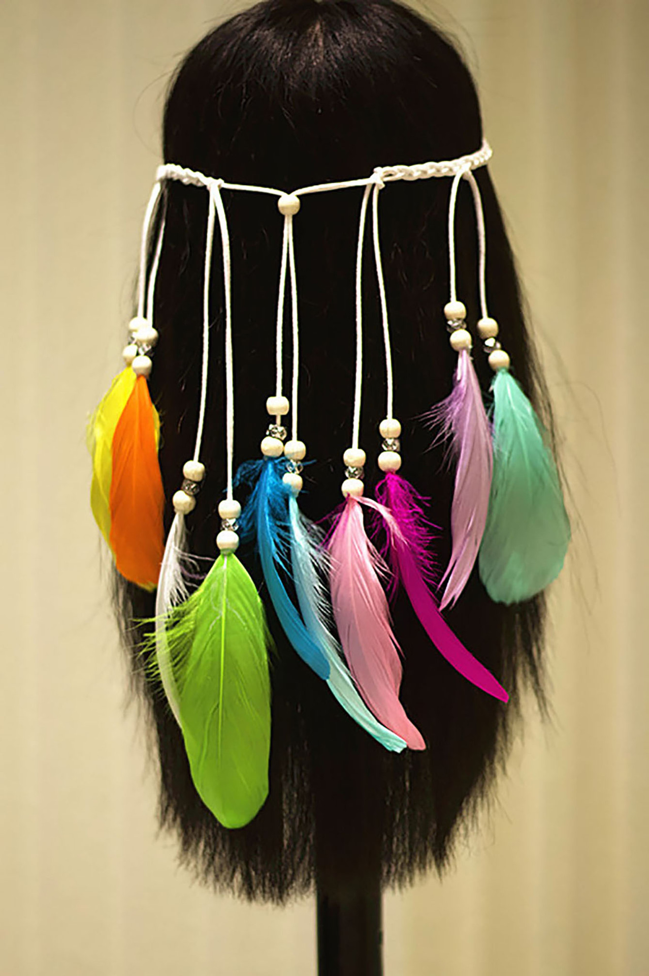 Title 7, Feather Hair Band New Retro Fringed Headwear