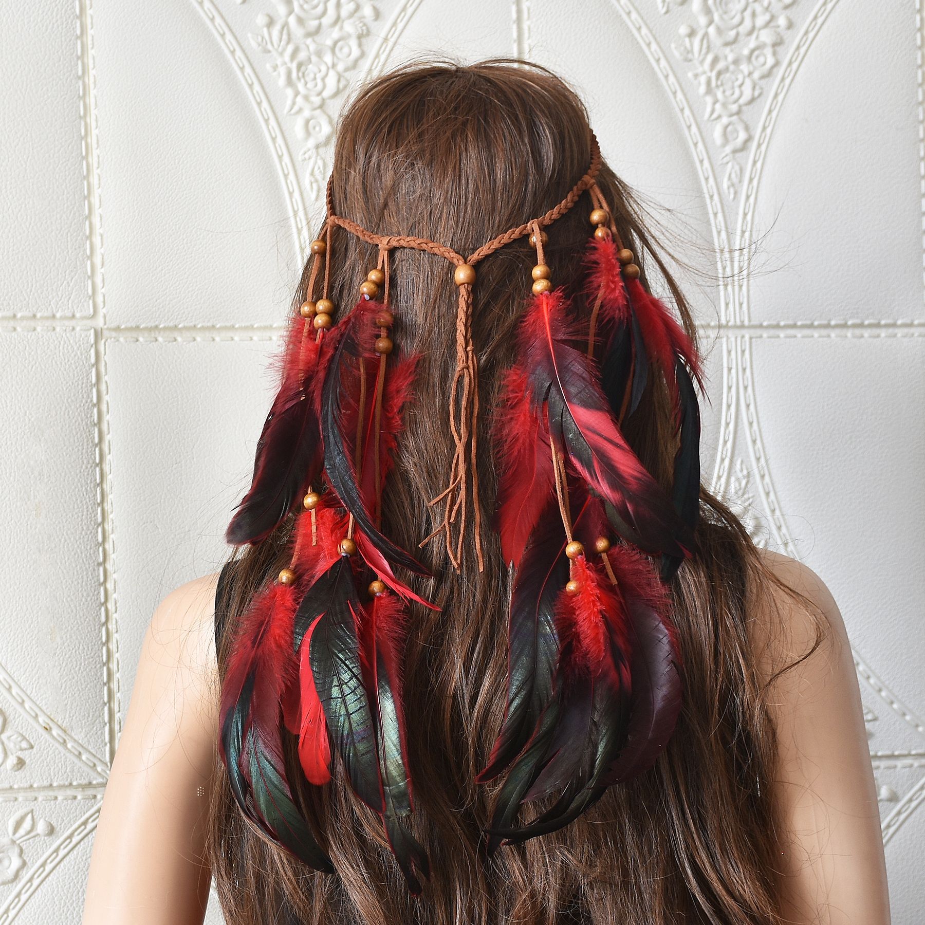 Title 8, Feather Hair Band New Retro Fringed Headwear