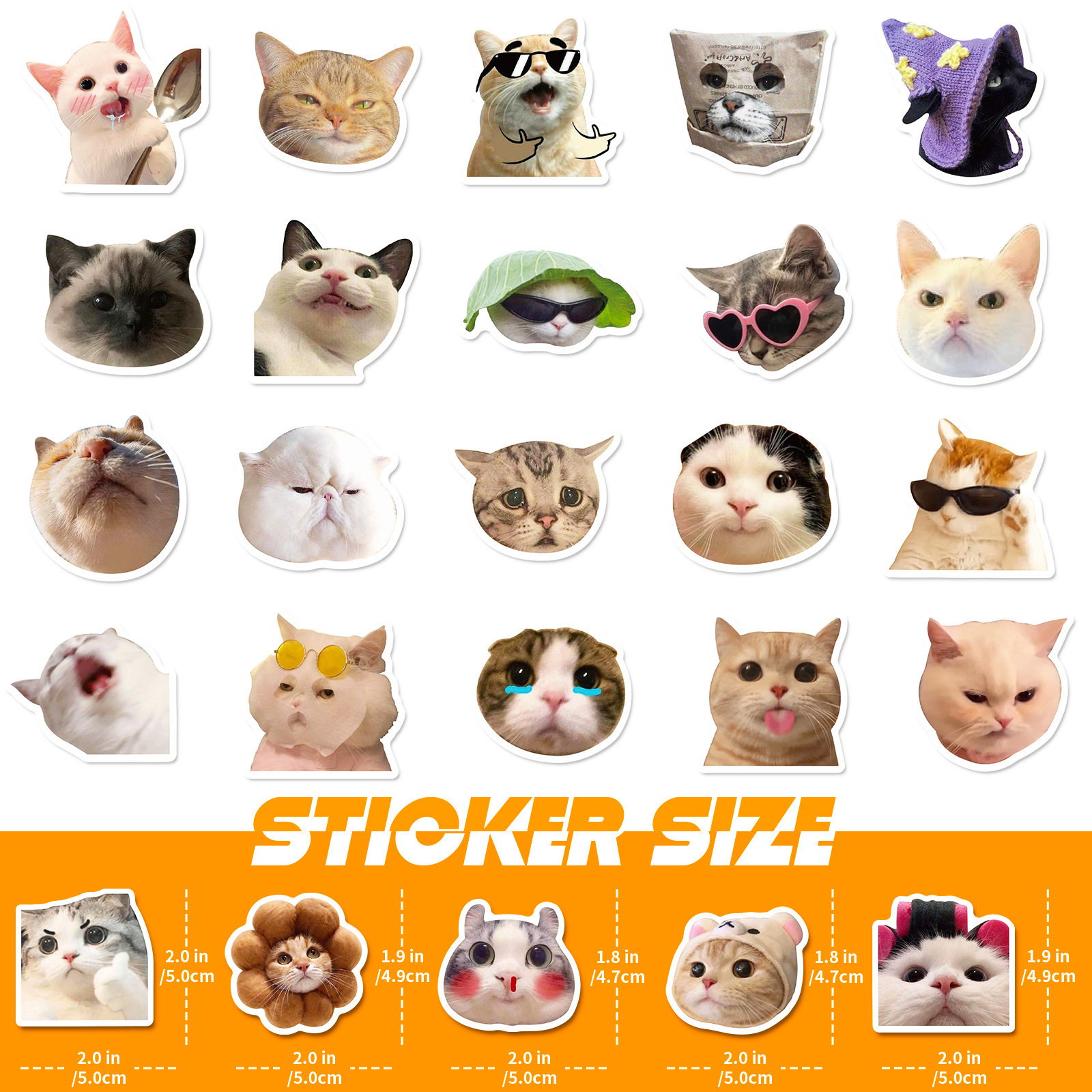 Title 2, Fashion Statement Cat Graffiti Stickers