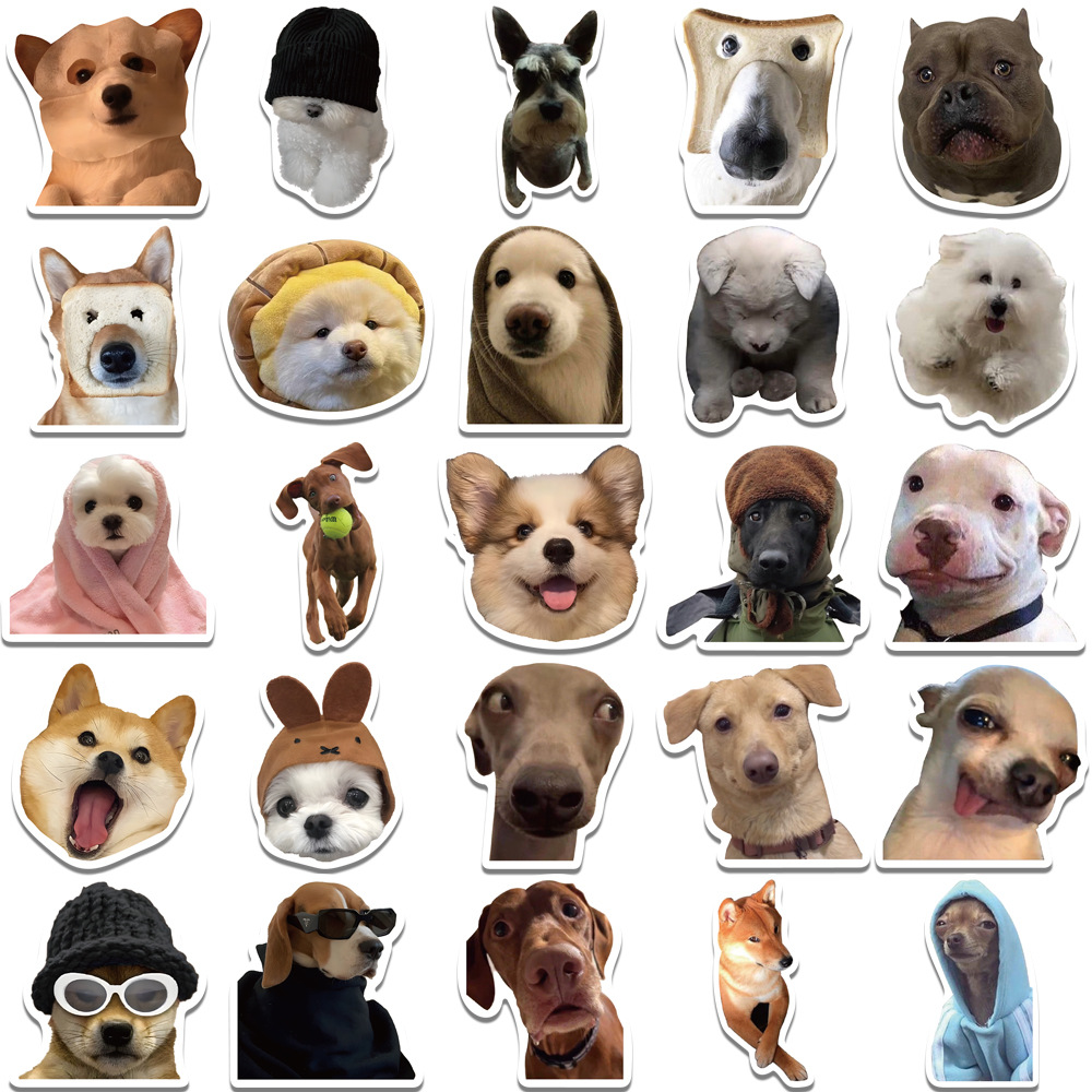 Funny Dog Meme Stickers 50Pcs Pack