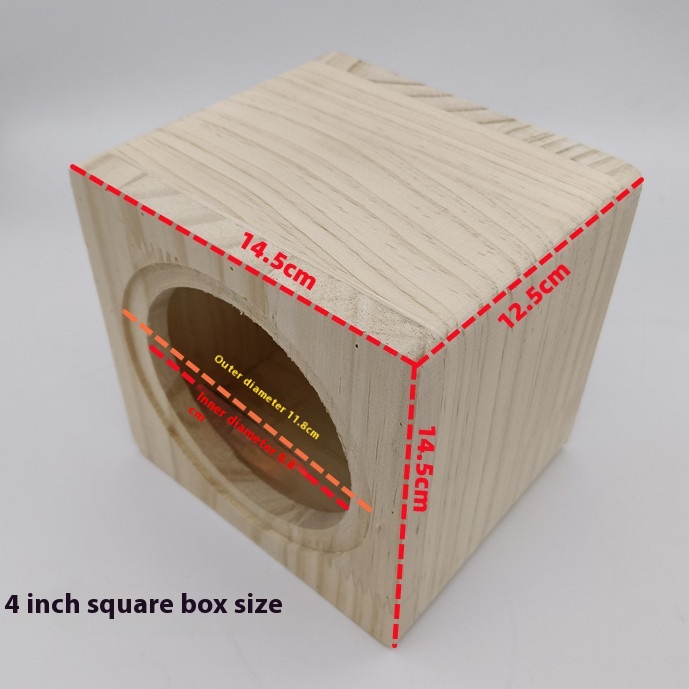 Title 4, 4-inch 5-inch 6.5-inch 8-inch Horn Square Solid...