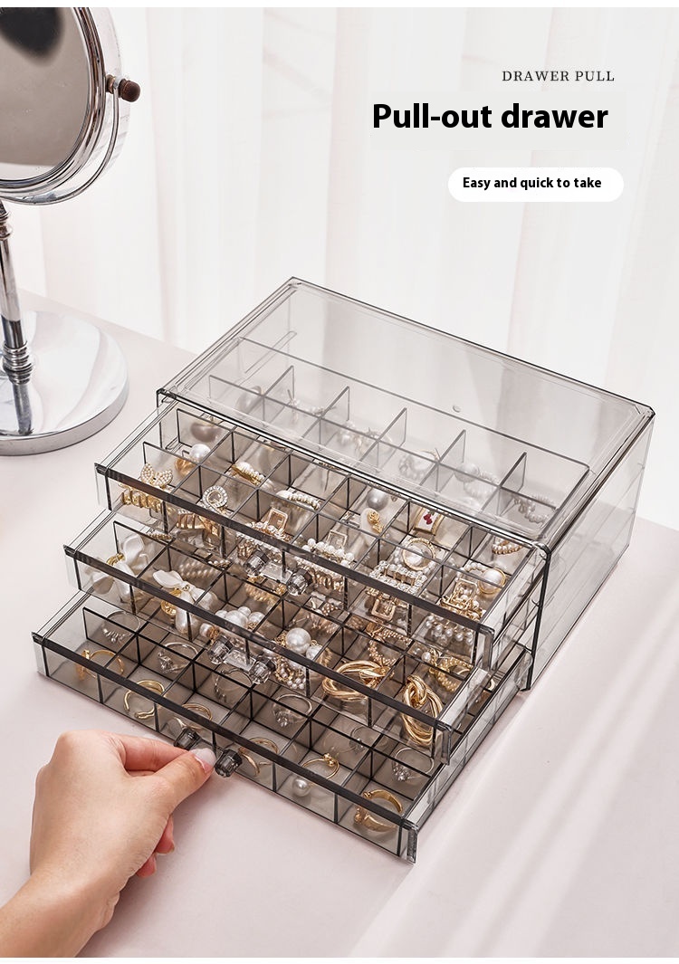 Title 14, Transparent Jewelry Storage Box Multi-layer Lar...