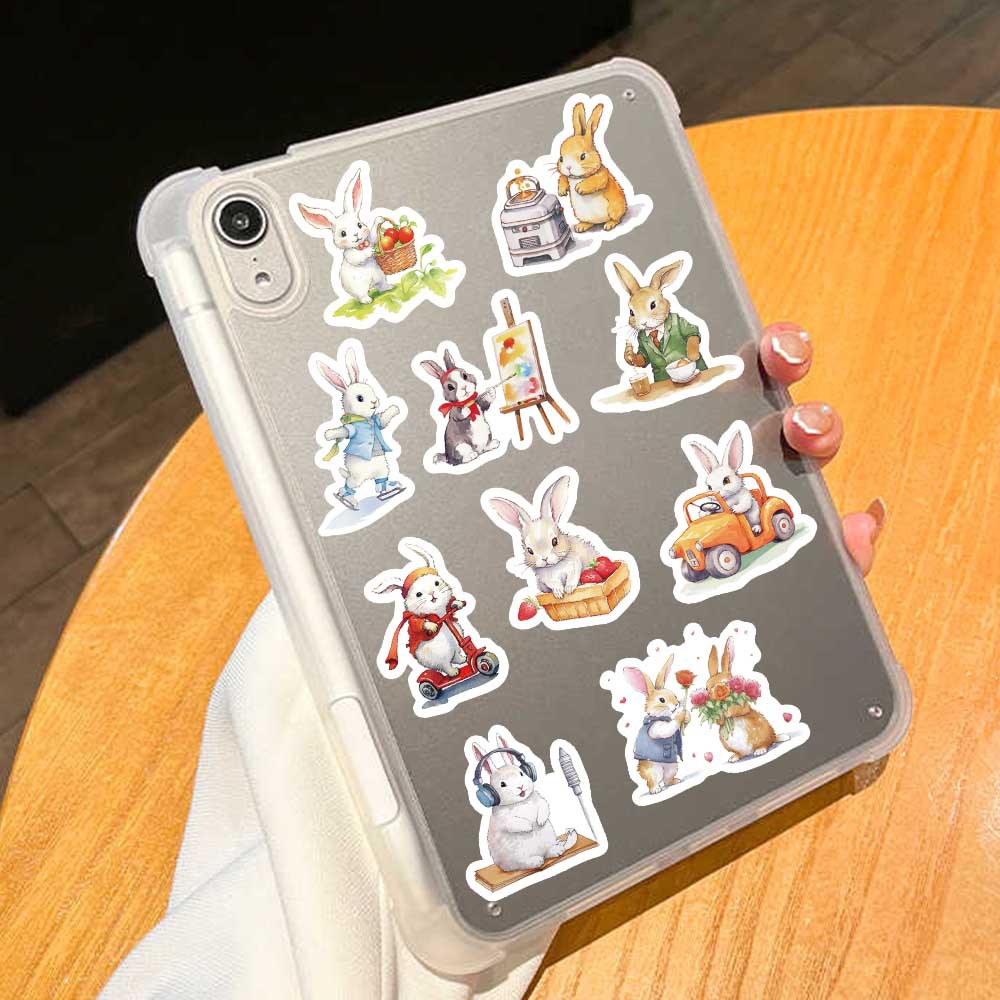 Large Bunnies Stickers 2-3" | Various Themes 50Pcs