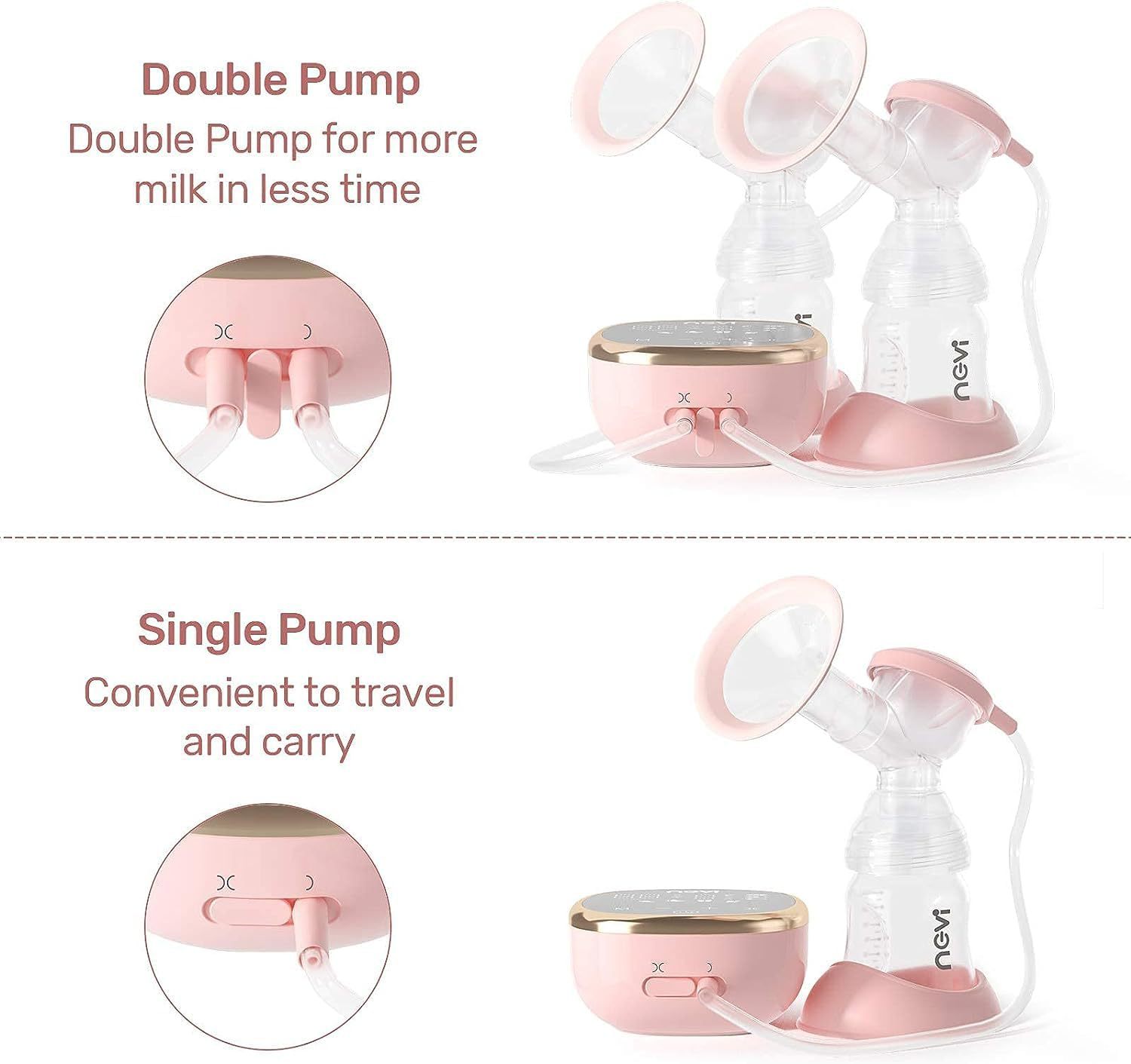 Title 2, Mobile Portable Milk Suckling Mute Automatic Mi...