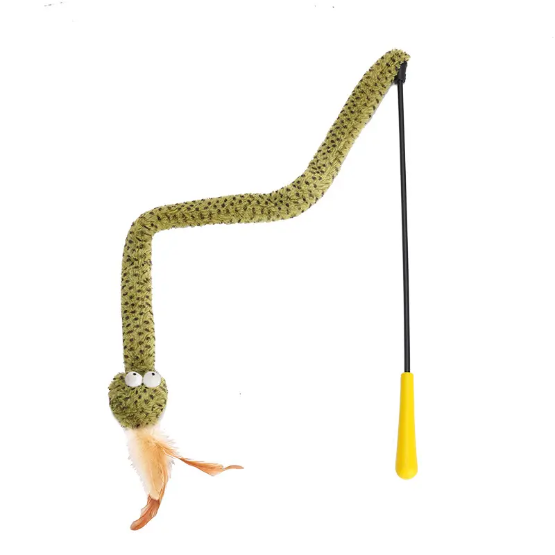 Snake Cat Teasing Stick Toy Artifact Supplies Self-hi To Relieve