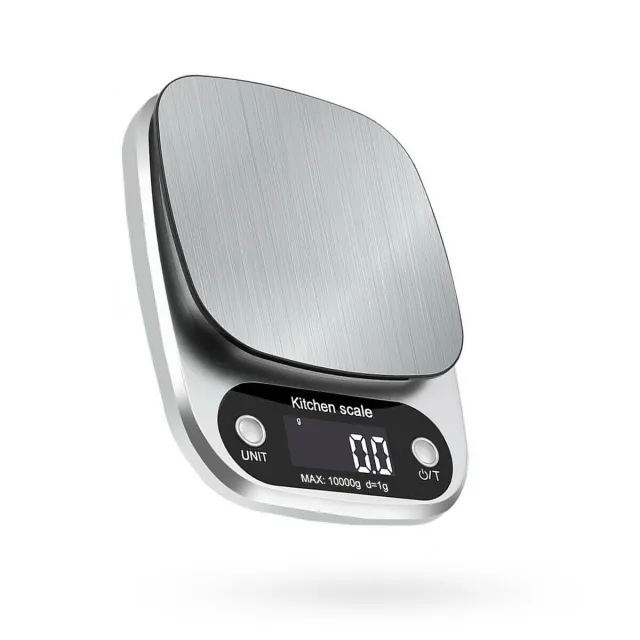 Digital Kitchen Food Diet Scale, Multifunction Weight Balance 22lbs 1g Kitchen Scale Stainless Steel Weighing Scale For Food Diet Postal Balance Me... Silver - Shop at LoveMi