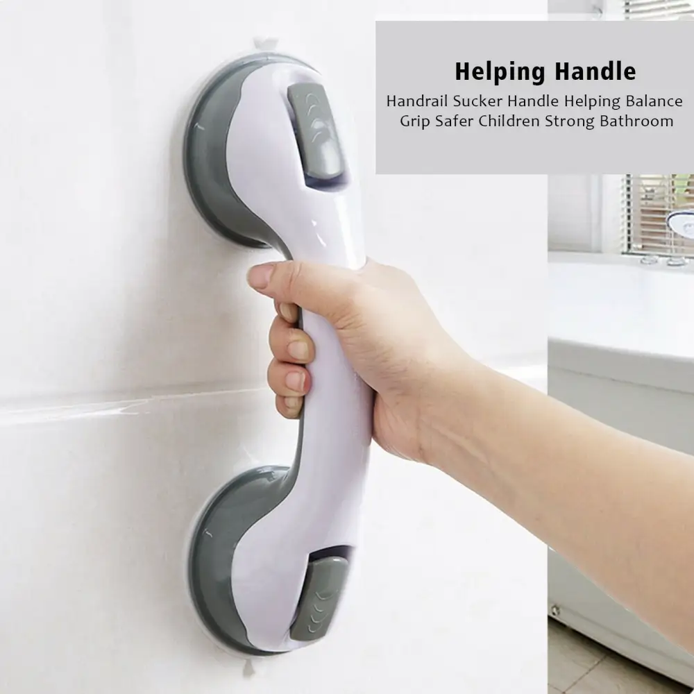 Power Shower Grip Handle Bathroom Suction Grab Bar Safety