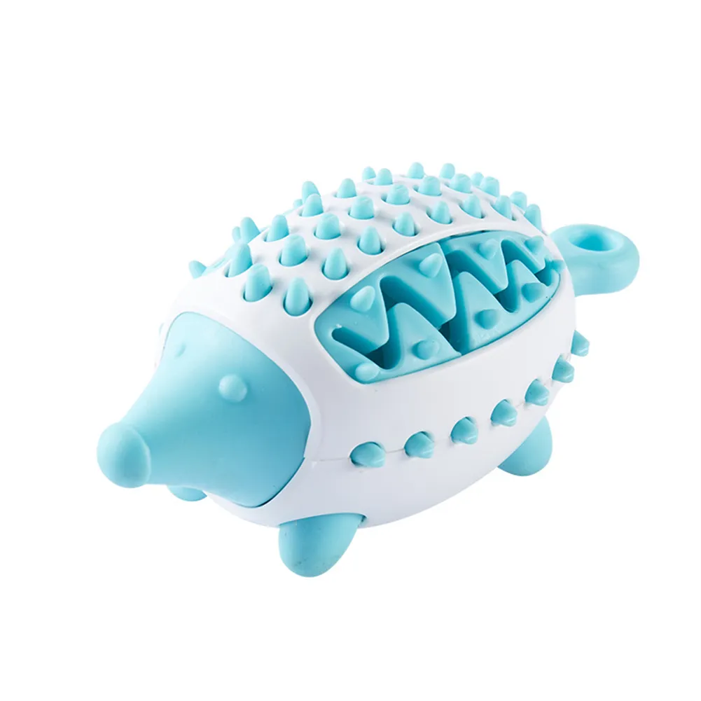 Phedgehog Shape Dog Toy Leaking Food Toys