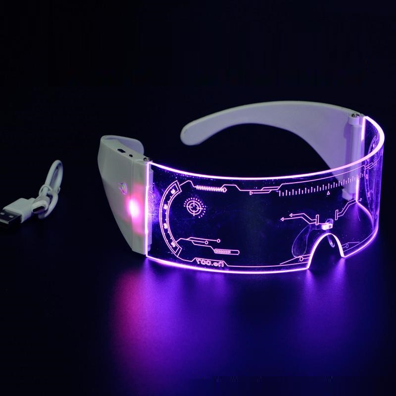 Title 6, Rechargeable LED Colorful Luminous Glasses