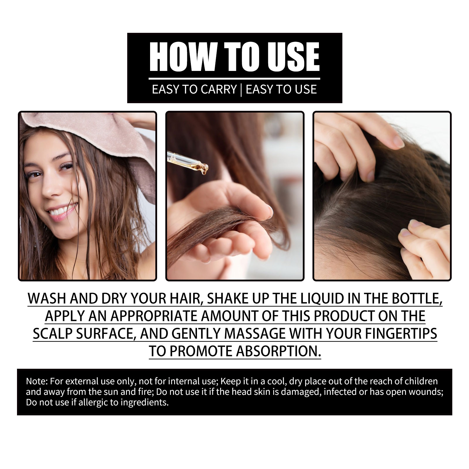 OUHOE Collagen B7 Vitamin Hair Oil Strengthening & Densification Loss Prevention Care