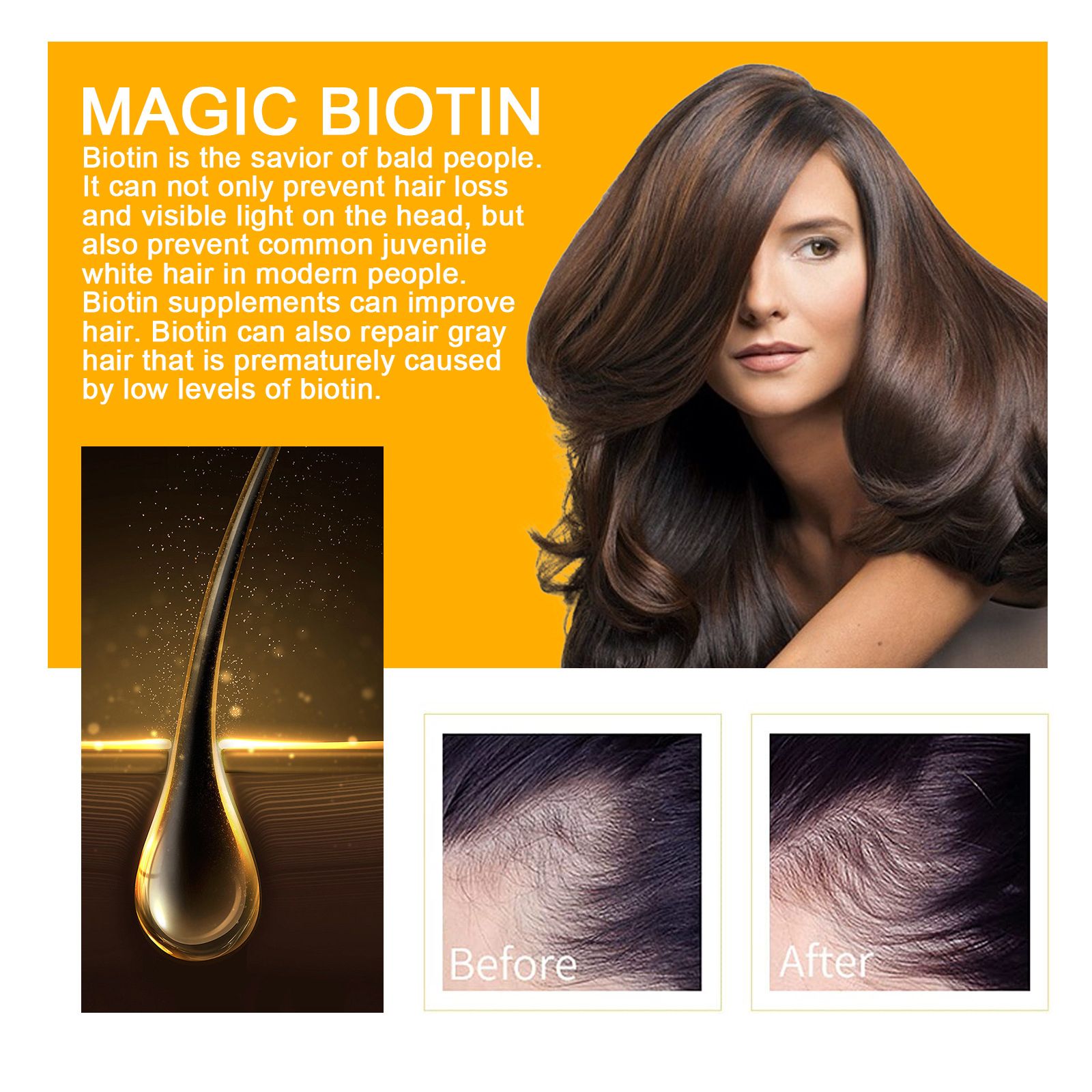 Biotin Hair Oil – Lightweight Formula for Scalp & Hair Repair