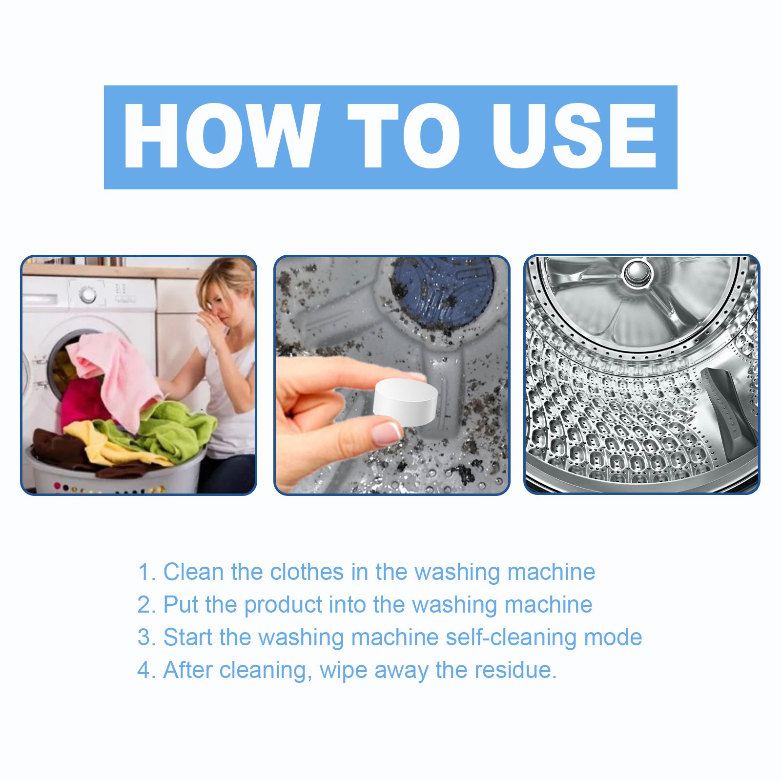 washing machine cleaning tablets