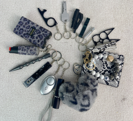 Hair Ball Pendant Mouth Red Bag Spray Key Ring Suit