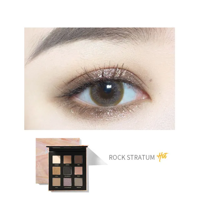 Long Lasting Matte Pearl Glitter 9 Color Eyeshadow Palette E3020 - Shop at LoveMi