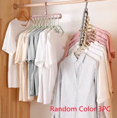 Clothes Hanger Plastic Storage Hanger Hanger Hook - Random Color - View 1