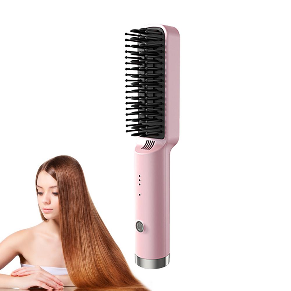 Title 8, Hair Straightener Brush Fast Heated Straightene...