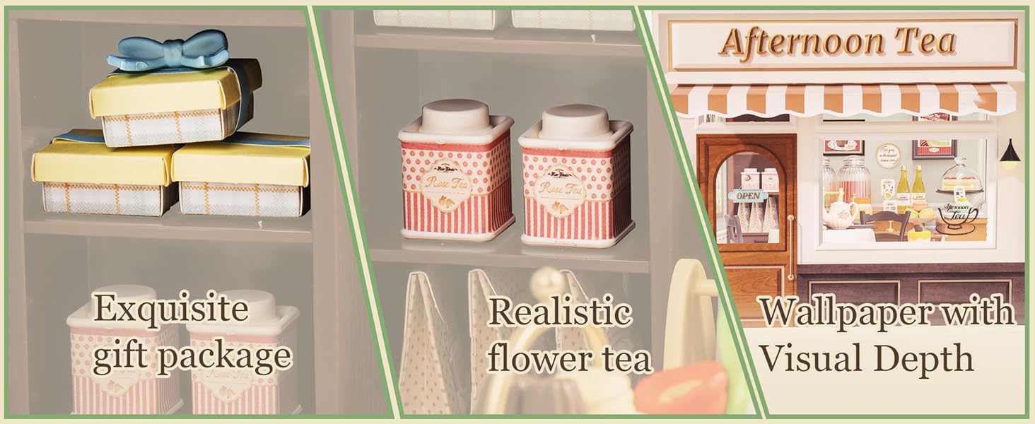 Title 3, ROBOTIME Kit Casa in Miniatura Fai da Te, Model...