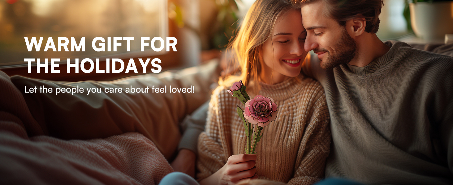 Title 5, ROBOTIME 3D slagalice Cveće Drveni modeli za od...