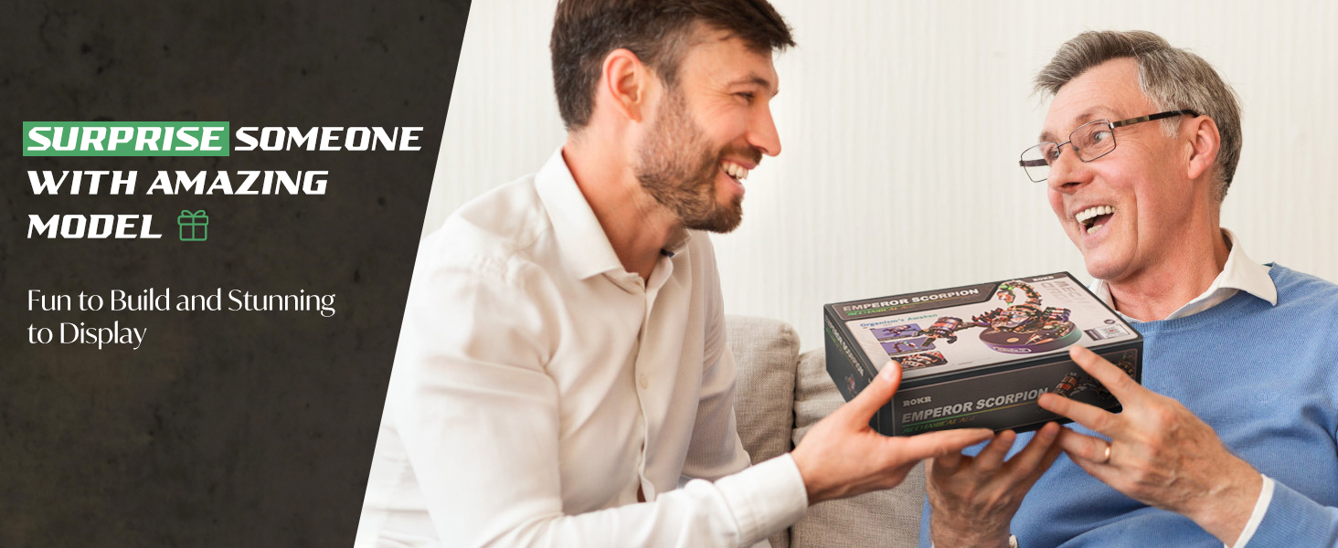 Title 4, ROBOTIME ROKR Quebra-cabeça 3D Metal Escorpião ...