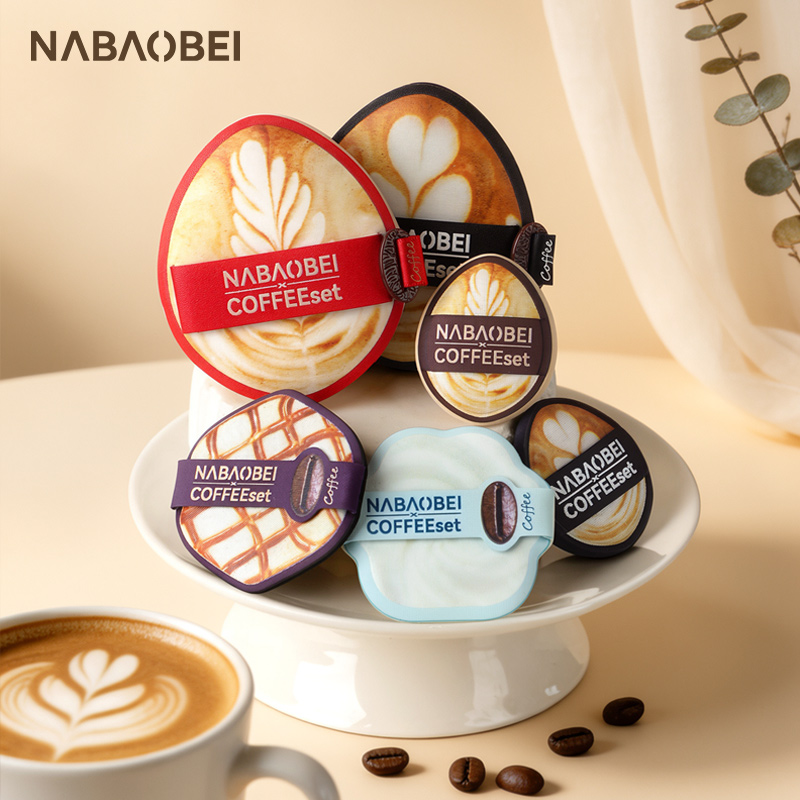Caramel Macchiato Series Ultra-Soft Creamy Touch Sponge Combo  3Pcs Per Pack