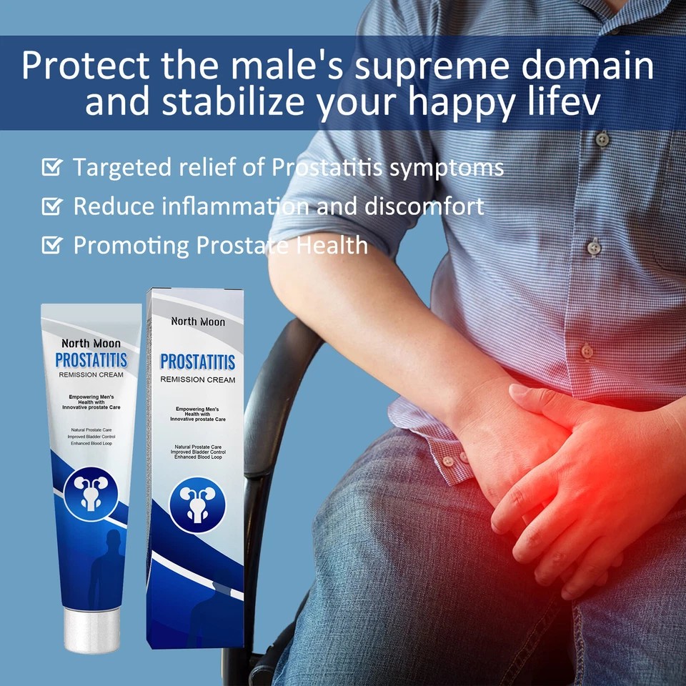 Men'S Care Cream Relieve Prostatitis,Male Body Care,Itch Massage Care Cream Private Antipruritus Cream,Prostatitis Pruritus Care