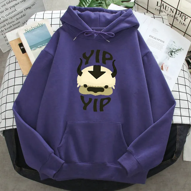 Cartoon Cute Animal Hot Hooded Sweater Purple - Shop at LoveMi