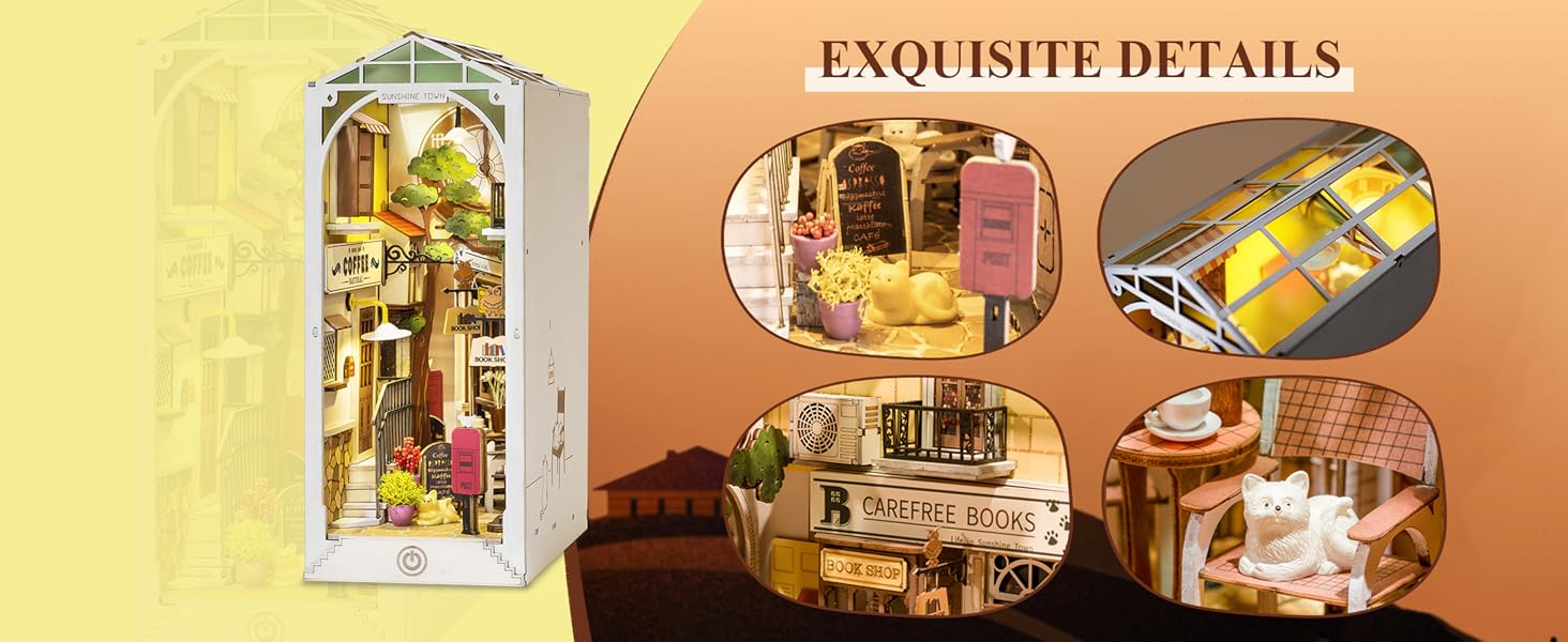 Title 3, Kit ROBOTIME Rolife DIY Book Nook Crie um canto...