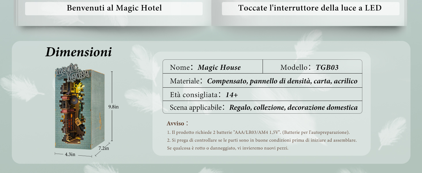 Title 4, Kit ROBOTIME Rolife DIY Book Nook Crie um canto...