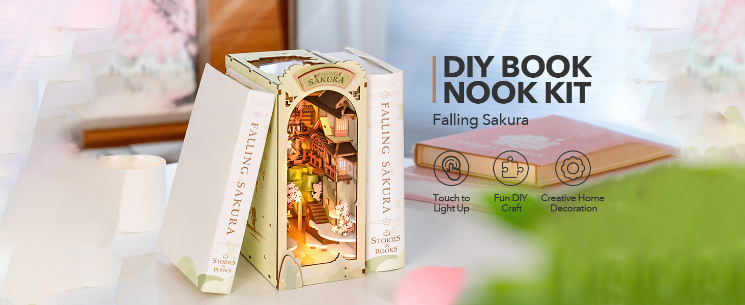 Title 6, Kit ROBOTIME Rolife DIY Book Nook Crie um canto...