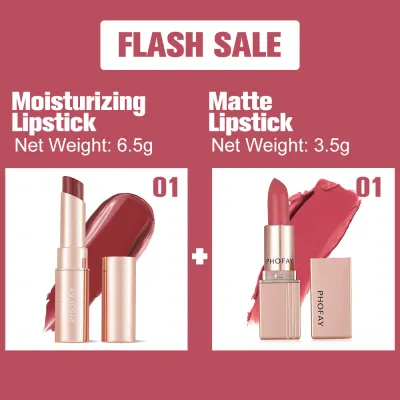 PHOFAY Moisturizing Lipstick And Matte Lipstick