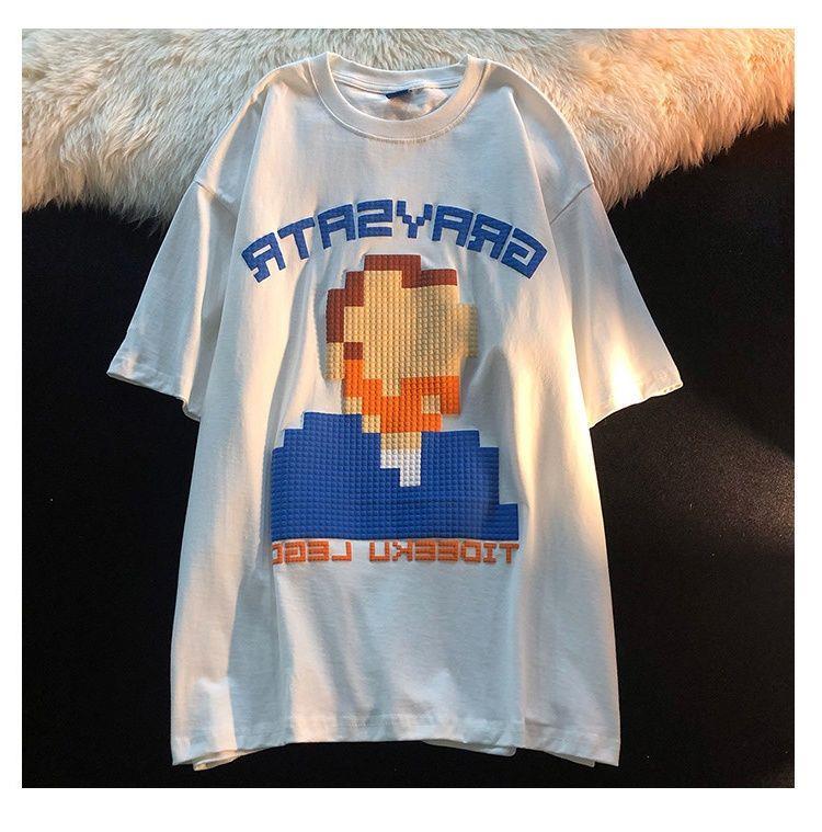 Title 6, Mens Pure Cotton Printed Particle Pixel Retro ...