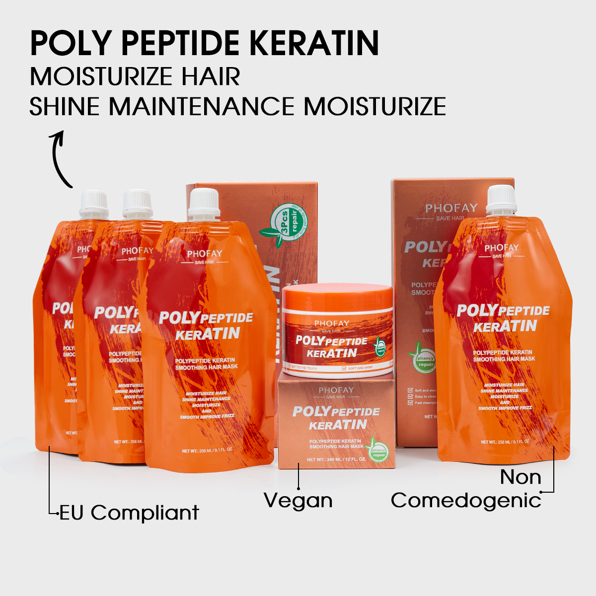 PHOFAY POLY KERATIN BURNT HAIR RESTORATION CREAM - Image 7